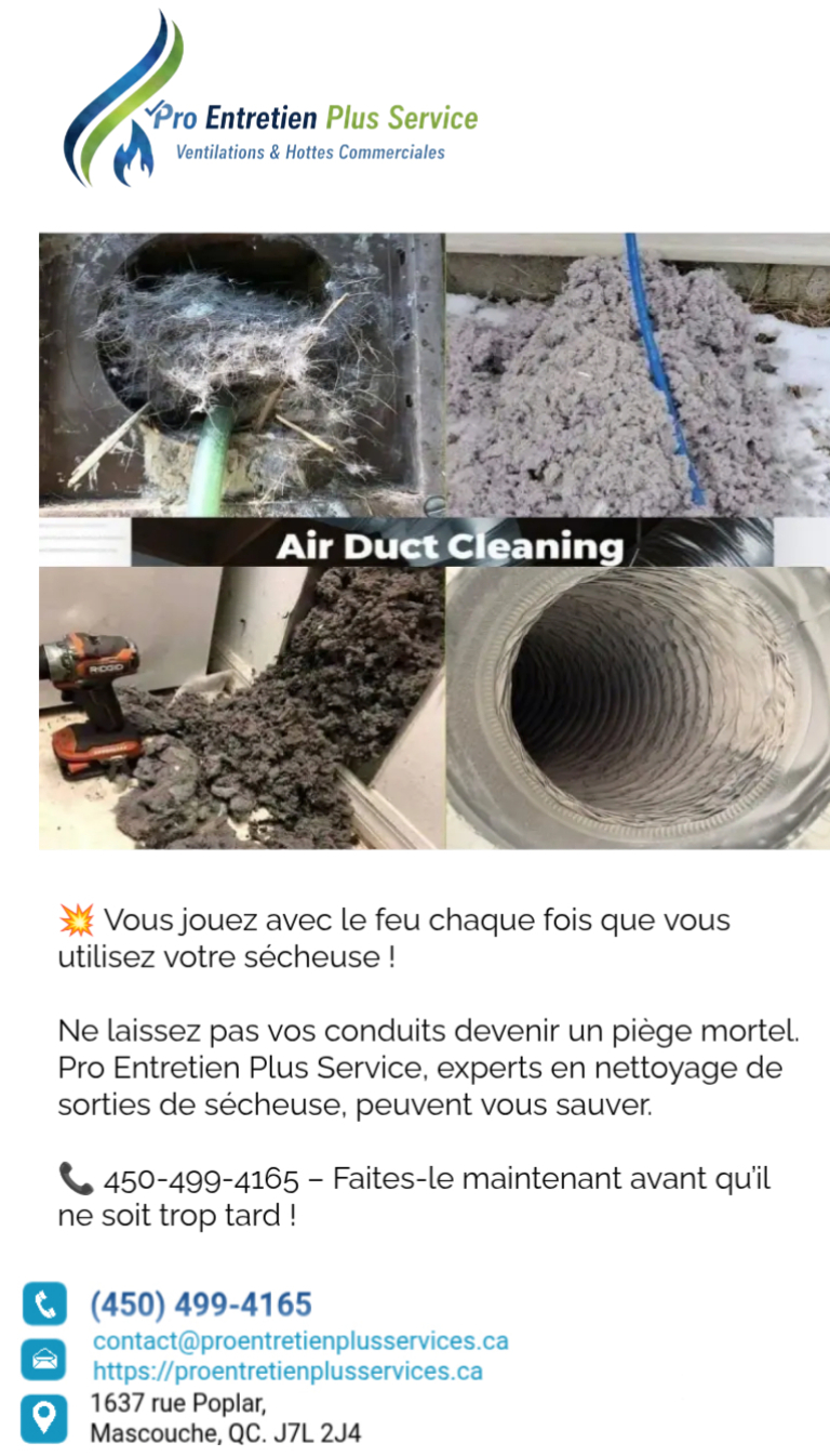 Nettoyage Sortie de Séchage
